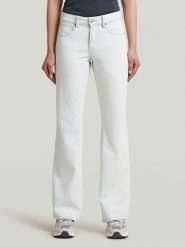 G-Star Dżinsy - Comfort fit - w kolorze białym rozmiar: W28/L32. Białe jeansy G-Star, l, z aplikacjami. Za 244.80 zł.