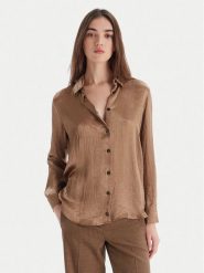 Marella Koszula Matita 2525116091 Beżowy Regular Fit. Brązowe koszule Marella, bez wzorów, z syntetyku, bez kołnierzyka, bez ramiączek. Za 559.99 zł.