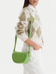 Beverly Hills Polo Club Torebka CEO-BHPC-C-007-09 Zielony. Zielone listonoszki Beverly Hills Polo Club, bez wzorów, z materiału, bez dodatków. Za 159.99 zł.