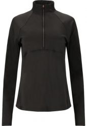 Bluza midlayer damska Endurance Lucile. Czarne bluzy ENDURANCE, bez wzorów, z elastanu, bez kaptura. Za 179.99 zł.