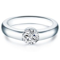Trilani Pierścionek z Srebro wysokiej próby w Srebrny Pierścionki 1 ct Damski. Szare pierścionki Trilani, srebrne. Za 298.99 zł.