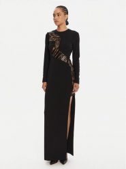 Just Cavalli Sukienka wieczorowa 79PAO919 N0587 Czarny Regular Fit. Czarne sukienki Just Cavalli, bez wzorów, z syntetyku, wizytowe, bez kołnierzyka, bez ramiączek. Za 1,649.00 zł.