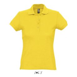 Polo Sol's Passion. Żółte koszulki polo SOL'S, l, bez wzorów, z bawełny, bez kołnierzyka, bez ramiączek. Za 59.50 zł.