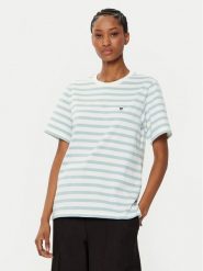 Weekend Max Mara T-Shirt Satrapo 2515971031 Zielony Regular Fit. Zielone t-shirty Weekend Max Mara, m, bez wzorów, z bawełny, bez kołnierzyka, bez ramiączek. Za 279.99 zł.