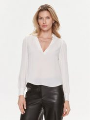 Marciano Guess Bluzka Eva 4RGH00 9998Z Biały Regular Fit. Białe bluzki Marciano Guess, z aplikacjami, z syntetyku, bez kołnierzyka, bez ramiączek. Za 399.99 zł.