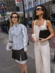 Koszula z krawatem - wielobarwny. Koszule Reserved, l, bez wzorów, z bawełny, bez kołnierzyka, bez ramiączek. Za 199.99 zł.