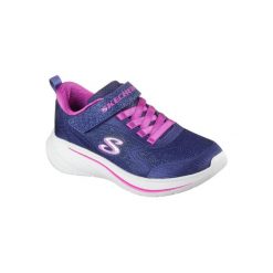 Kapcie SKECHERS WAVE 92 Niebieski. Niebieskie obuwie domowe Skechers, bez wzorów, z tkaniny, bez zapięcia. Za 196.99 zł.