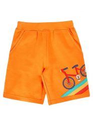 Frugi Szorty "Birch" w kolorze pomarańczowym rozmiar: 116/122. Pomarańczowe szorty Frugi, bez wzorów, z bawełny. Za 100.75 zł.