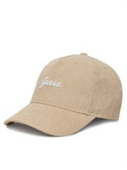 Guess Czapka z daszkiem V5BZ10 WF760 Beżowy. Brązowe czapki Guess, z aplikacjami, z materiału. Za 159.99 zł.