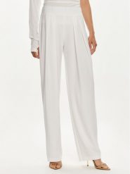 NORMA KAMALI Spodnie materiałowe ST1247HPC32944 Biały Regular Fit. Białe spodnie materiałowe Norma Kamali, s, bez wzorów, z materiału. Za 1,389.00 zł.