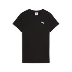 Damska koszulka prążkowana ESS ELEVATED PUMA Black. Czarne koszulki sportowe Puma, bez wzorów, prążkowane, bez ramiączek. W wyprzedaży za 74.00 zł.