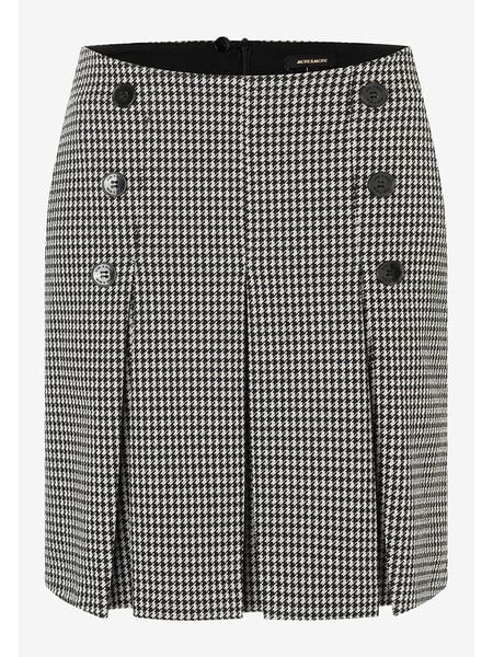 More & More Spódnica w kolorze czarno-białym rozmiar: 44. Czarne spódnice More & More, na co dzień, bez wzorów, midi, proste. Za 96.14 zł.