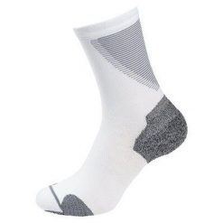 Skarpetki do biegania Odlo CERAMICOOL RUN. Białe skarpety Odlo, bez wzorów. Za 86.32 zł.