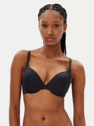 Hunkemöller Biustonosz push-up Smooth 206746 Czarny. Czarne biustonosze Hunkemöller, bez wzorów, z syntetyku. Za 109.99 zł.