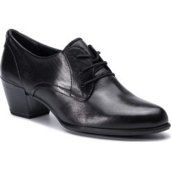 Półbuty TAMARIS - 1-23395-22 Black 001. Czarne czółenka Tamaris, bez wzorów, z materiału, bez obcasa, na obcasie, bez zapięcia. W wyprzedaży za 159.00 zł.