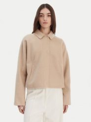 BOSS Kurtka przejściowa Cafeta 50543170 Beżowy Regular Fit. Brązowe kurtki Boss, bez wzorów, z wełny, bez kaptura. Za 2,199.00 zł.