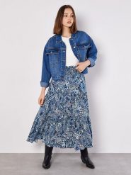 Apricot Spódnica w kolorze niebieskim rozmiar: S. Niebieskie spódnice Apricot, na co dzień, s, bez wzorów, maxi, proste. Za 100.52 zł.