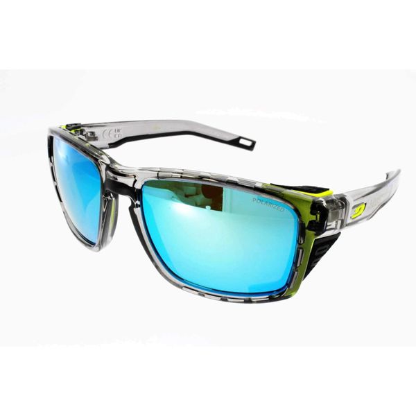 Okulary rowerowe Julbo Shield M Polar 4 Hd. Czarne okulary przeciwsłoneczne JULBO, bez wzorów, z polaru, sportowe. W wyprzedaży za 731.85 zł.