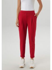 Aniston Spodnie w kolorze czerwonym rozmiar: 42. Czerwone spodnie materiałowe Aniston, bez wzorów, z materiału. Za 82.99 zł.