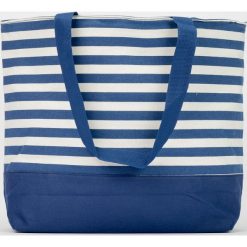 Tkaninowy shopper w paski. Portfele Greenpoint. Za 79.99 zł.
