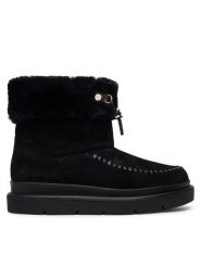 Guess Śniegowce FLFKEN LEA10 Czarny. Czarne trapery i śniegowce Guess, ze skóry. Za 714.99 zł.