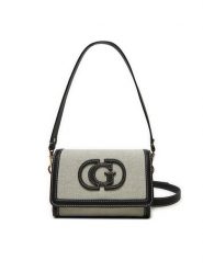 Guess Torebka HWAG95 24190 Beżowy. Brązowe torebki klasyczne Guess, z aplikacjami, z materiału, bez dodatków. Za 389.99 zł.