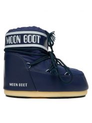 Moon Boot Śniegowce 80D1409340 Niebieski. Niebieskie trapery i śniegowce Moon Boot, ze skóry. Za 759.99 zł.