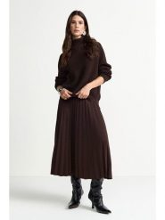 Rich & Royal Spódnica w kolorze brązowym rozmiar: 36. Brązowe spódnice Rich & Royal, na co dzień, bez wzorów, maxi, proste. Za 274.95 zł.