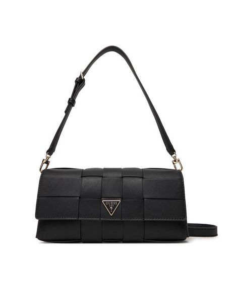 Guess Torebka Maylee HWWG96 61190 Czarny. Czarne torebki klasyczne Guess, z aplikacjami, ze skóry, bez dodatków. Za 449.99 zł.