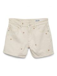 Vero Moda Szorty dżinsowe w kolorze beżowym rozmiar: S. Brązowe szorty Vero Moda, bez wzorów, klasyczne. Za 127.65 zł.