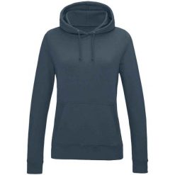 Damska Bluza Z Kapturem College. Niebieskie bluzy AWDIS, xs, bez wzorów, z kapturem. Za 130.99 zł.