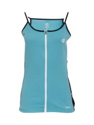 Dare 2b Top sportowy "Regale II Vest" w kolorze turkusowo-czarno-białym rozmiar: 44. Białe koszulki sportowe Dare 2b, bez wzorów, z materiału, bez ramiączek, outdoorowe. Za 48.39 zł.