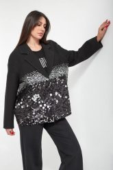 Płaszcz damski z cekinami SPORTALM. Płaszcze Sportalm, bez wzorów, bez kaptura. Za 2,209.00 zł.