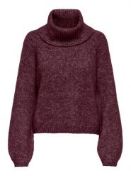 ONLY Golf Gila 15358571 Fioletowy Regular Fit. Fioletowe golfy Only, xl, bez wzorów, z syntetyku, bez ramiączek. Za 169.99 zł.