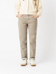 Rosner Dżinsy - Girlfriend fit - w kolorze beżowym rozmiar: 38/L30. Brązowe jeansy Rosner, l, z aplikacjami. Za 229.95 zł.