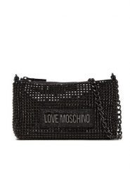 LOVE MOSCHINO Torebka JC4046PP1LLP100A Czarny. Czarne torebki klasyczne Love Moschino, bez wzorów, z tworzywa sztucznego, bez dodatków. Za 869.99 zł.