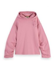 Scotch & Soda Bluza w kolorze jasnoróżowym rozmiar: S. Różowe bluzy Scotch & Soda, s, bez wzorów, z bawełny, z kapturem. Za 245.45 zł.