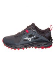 Mizuno Buty "Wave Mujin 8" w kolorze antracytowym do biegania rozmiar: 40,5. Czarne obuwie sportowe Mizuno, z materiału, bez zapięcia, do biegania. Za 294.97 zł.