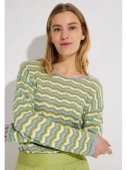 More & More Sweter w kolorze zielono-białym rozmiar: 34. Zielone swetry More & More, bez wzorów, bez ramiączek. Za 153.71 zł.