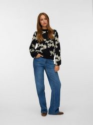 Vero Moda Sweter w kolorze czarnym rozmiar: XS. Czarne swetry Vero Moda, xs, bez wzorów, bez ramiączek. Za 83.03 zł.