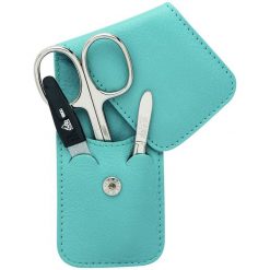 ERBE Manicure Pocket Case Range "Siena", ocean blue, 3 pcs. Kuferki do makijażu 1 ct 1 szt. Zestawy ERBE. Za 120.39 zł.