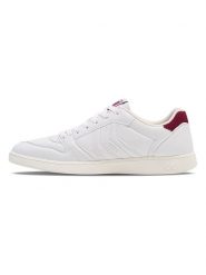 Hummel Sneakersy "Handball Perfekt" w kolorze biało-jasnoróżowym rozmiar: 36. Białe trampki Hummel, bez wzorów, z materiału, bez zapięcia. Za 114.44 zł.
