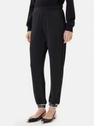 Liu Jo Sport Spodnie materiałowe TF5284 J4747 Czarny Regular Fit. Czarne spodnie materiałowe Liu Jo Sport, xs, bez wzorów, z materiału. Za 499.99 zł.