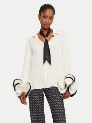 Elisabetta Franchi Koszula CAT-96-47E3 Écru Regular Fit. Koszule Elisabetta Franchi, bez wzorów, z wiskozy, bez kołnierzyka, bez ramiączek. Za 1,569.00 zł.
