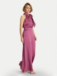 Swing Kombinezon 3AH01600 Różowy Regular Fit. Czerwone sukienki Swing, bez wzorów, z syntetyku, bez kołnierzyka, bez ramiączek. Za 1,019.00 zł.