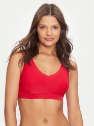 Chantelle Biustonosz top Soft Stretch C16A10 Czerwony. Czerwone biustonosze Chantelle, bez wzorów, z syntetyku. Za 119.99 zł.