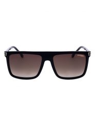 Carrera Okulary przeciwsłoneczne unisex w kolorze czarno-brązowym rozmiar: 58. Brązowe okulary przeciwsłoneczne Carrera, bez wzorów, z tworzywa sztucznego. Za 269.95 zł.