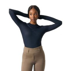 Sweter damski PS of Sweden Leandra. Niebieskie swetry PS OF SWEDEN, na zimę, bez wzorów, bez ramiączek. Za 379.00 zł.