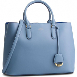 Torebka LAUREN RALPH LAUREN - Dryden 431697680012 Blue Mist. Niebieskie torebki klasyczne Lauren Ralph Lauren, bez wzorów, ze skóry, bez dodatków. W wyprzedaży za 809.00 zł.