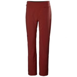Spodnie narciarskie dla kobiet Helly Hansen Nora. Czerwone spodnie narciarskie Helly Hansen, bez wzorów, narciarskie. Za 852.00 zł.